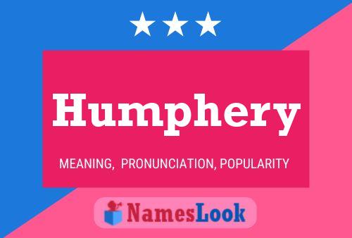 Póster del nombre Humphery