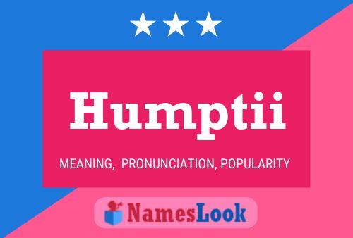 Póster del nombre Humptii