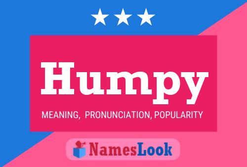 Póster del nombre Humpy