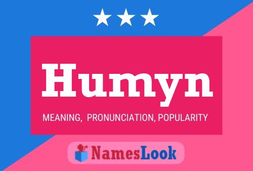 Póster del nombre Humyn