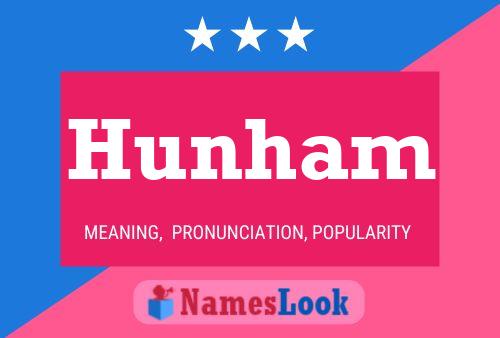 Póster del nombre Hunham