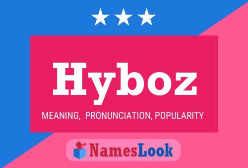 Póster del nombre Hyboz