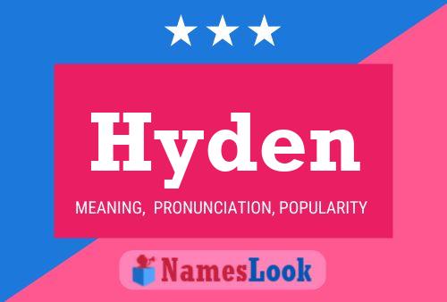 Póster del nombre Hyden