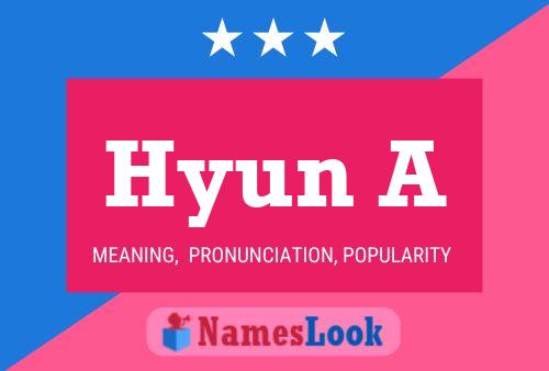 Póster del nombre Hyun A