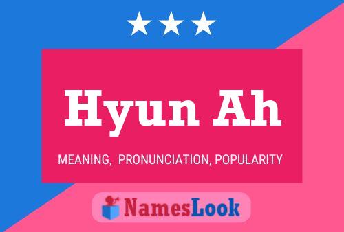 Póster del nombre Hyun Ah