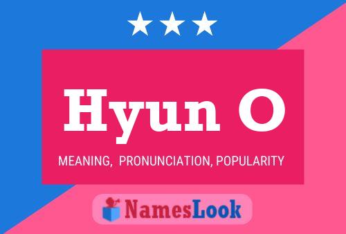 Póster del nombre Hyun O