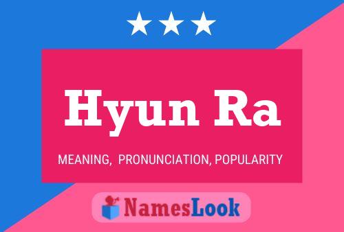 Póster del nombre Hyun Ra