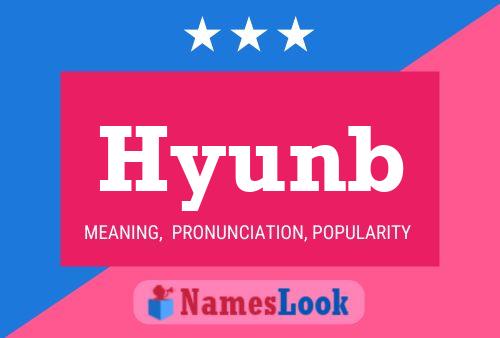 Póster del nombre Hyunb