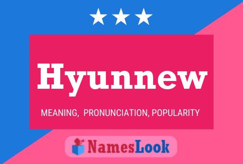 Póster del nombre Hyunnew