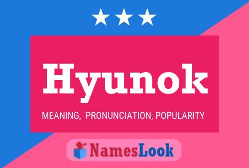 Póster del nombre Hyunok