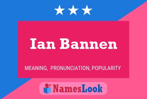 Póster del nombre Ian Bannen