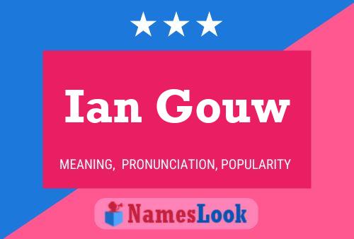 Póster del nombre Ian Gouw