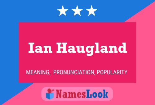 Póster del nombre Ian Haugland