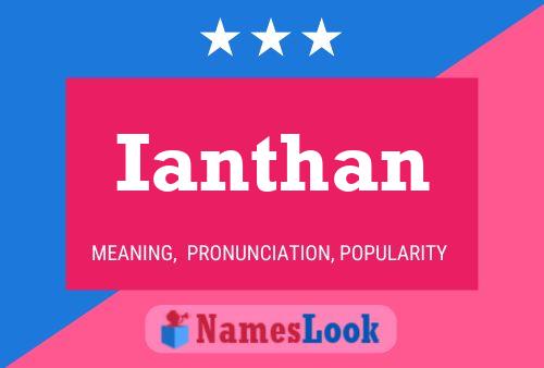 Póster del nombre Ianthan