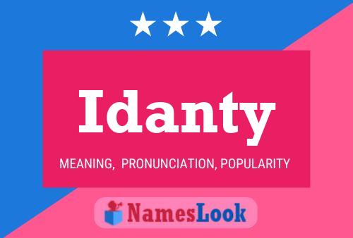 Póster del nombre Idanty