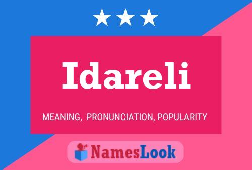 Póster del nombre Idareli