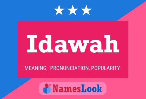 Póster del nombre Idawah