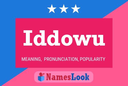 Póster del nombre Iddowu