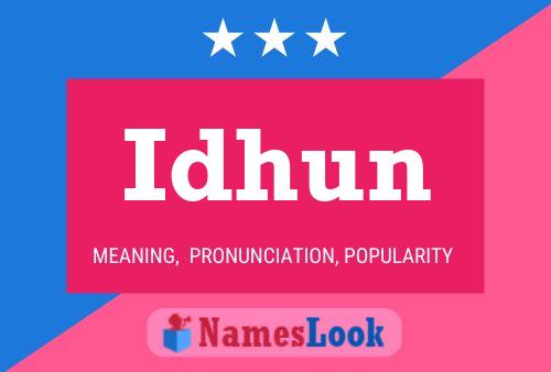 Póster del nombre Idhun