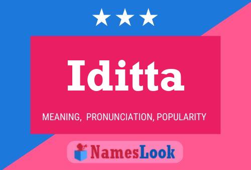 Póster del nombre Iditta