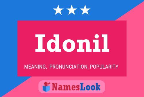 Póster del nombre Idonil