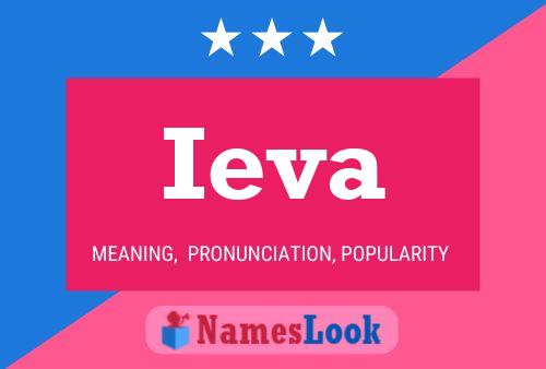 Póster del nombre Ieva