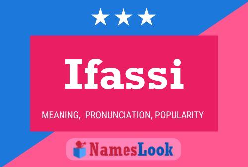 Póster del nombre Ifassi