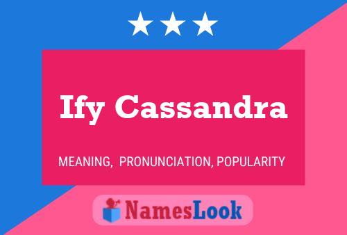 Póster del nombre Ify Cassandra