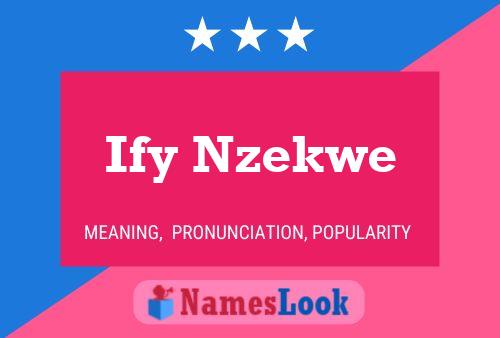 Póster del nombre Ify Nzekwe