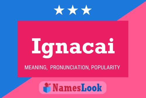 Póster del nombre Ignacai