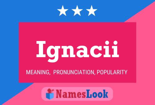 Póster del nombre Ignacii