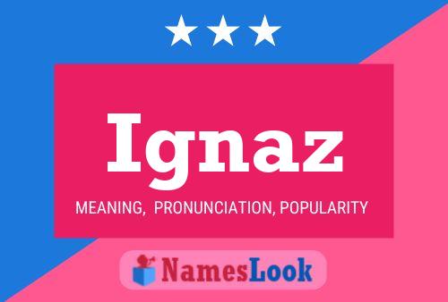 Póster del nombre Ignaz