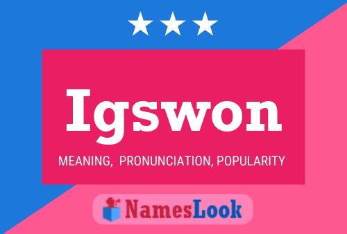 Póster del nombre Igswon