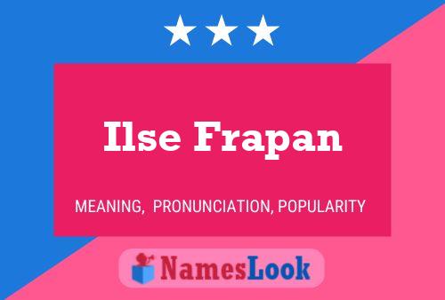 Póster del nombre Ilse Frapan