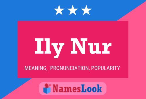 Póster del nombre Ily Nur