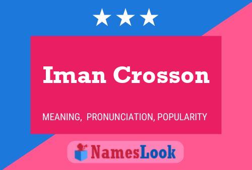 Póster del nombre Iman Crosson