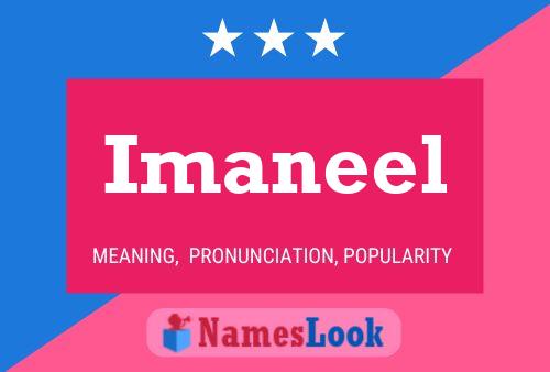 Póster del nombre Imaneel