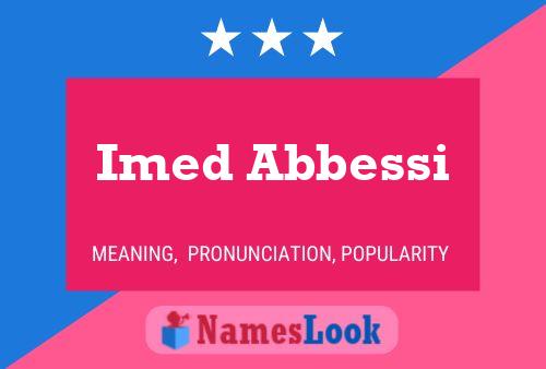 Póster del nombre Imed Abbessi