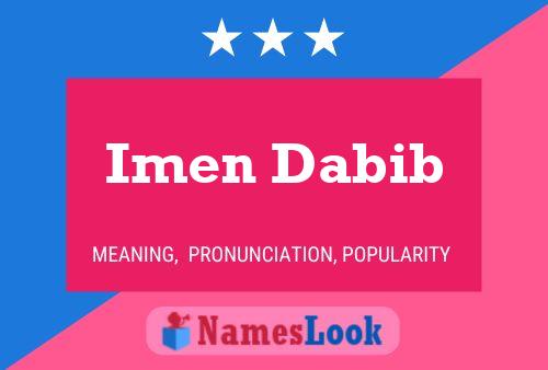 Póster del nombre Imen Dabib