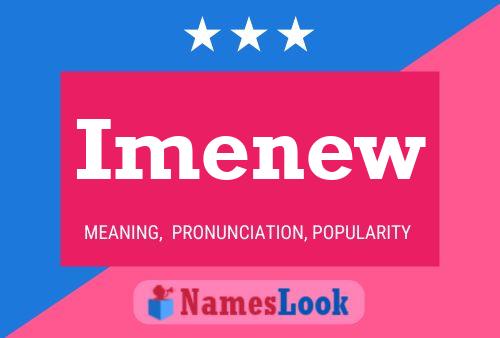 Póster del nombre Imenew