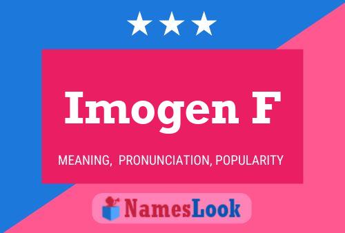 Póster del nombre Imogen F