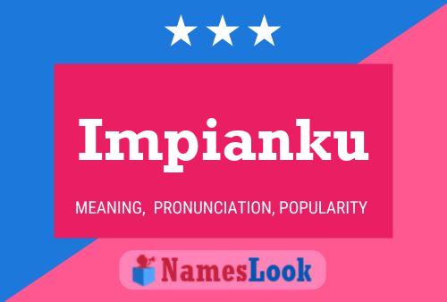 Póster del nombre Impianku