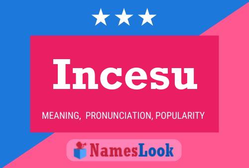 Póster del nombre Incesu