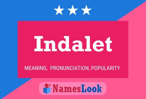 Póster del nombre Indalet