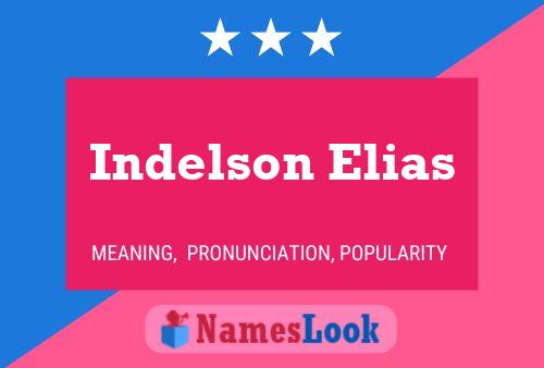 Póster del nombre Indelson Elias