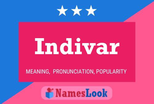 Póster del nombre Indivar