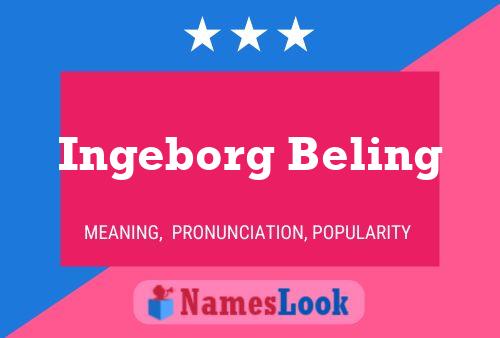 Póster del nombre Ingeborg Beling