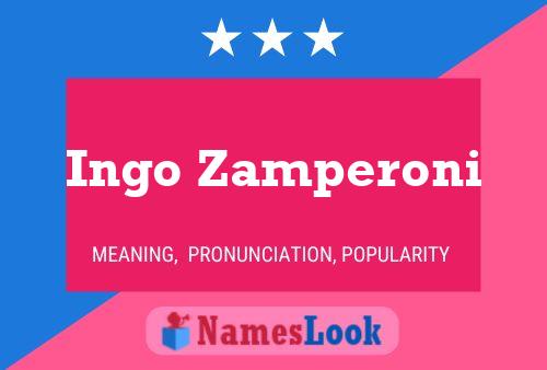 Póster del nombre Ingo Zamperoni