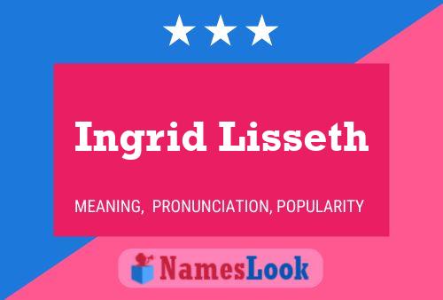 Póster del nombre Ingrid Lisseth