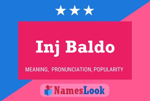 Póster del nombre Inj Baldo